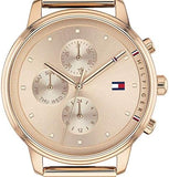 Tommy Hilfiger Blake Chronograph Rose Gold Dial Rose Gold Mesh Bracelet Watch For Women - 1781907 Buy Now By Tommy Hilfiger