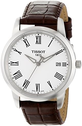 Tissot T Classic Dream White Dial Brown Leather Strap Watch for Men - T033.410.16.013.01 Buy Now By Tissot
