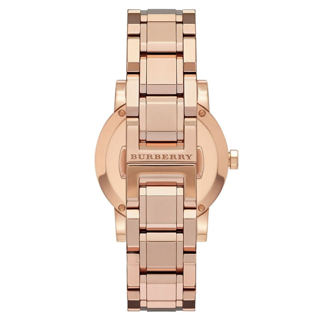 Burberry The City Rose Gold Dial Rose Gold Steel Strap Watch for Women - BU9135 Buy Now By Burberry
