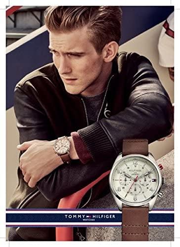 Tommy Hilfiger Jackson Multi-Function Silver Dial Brown Leather Strap Watch for Men - 1791239 Buy Now By Tommy Hilfiger