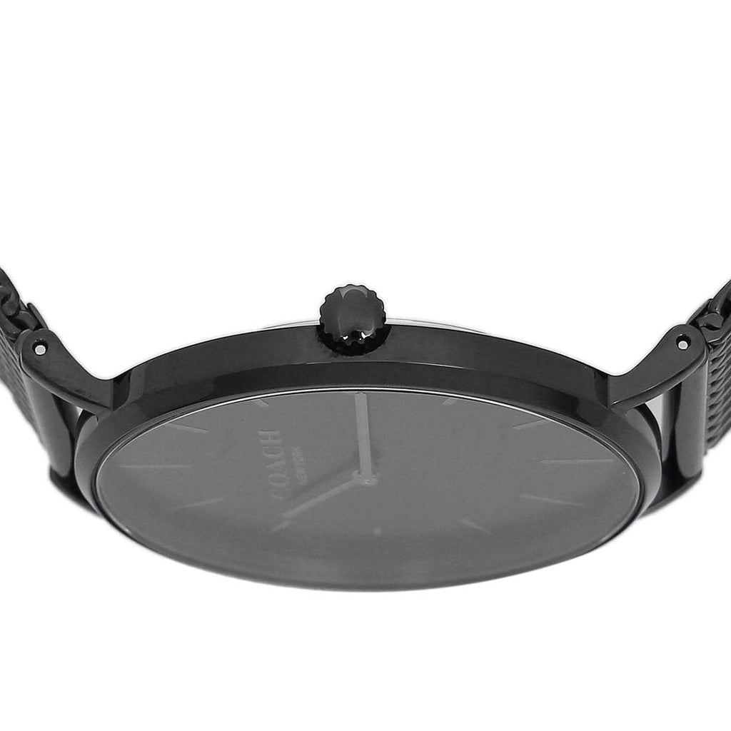Coach Charles Black Dial Black Mesh Bracelet Watch for Men - 14602148 Buy Now By Coach