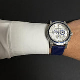 Burberry City Sport Chronograph White Dial Blue Rubber Strap Watch For Men - BU9808 Buy Now By Burberry