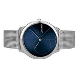 Calvin Klein Minimal Blue Dial Silver Mesh Bracelet Watch for Women - K3M2212N Buy Now By Calvin Klein