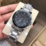 Burberry The City Black Dial Silver Steel Strap Watch for Men - BU9380 Buy Now By Burberry