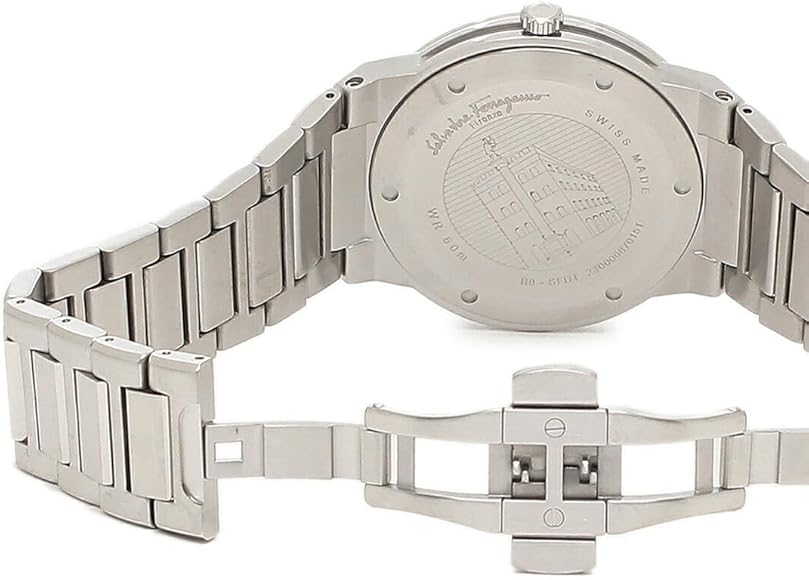 Salvatore Ferragamo F-80 Classic Tiffany Blue Dial Silver Steel Strap Watch for Men - SFDT02323 Buy Now By Salvatore Ferragamo