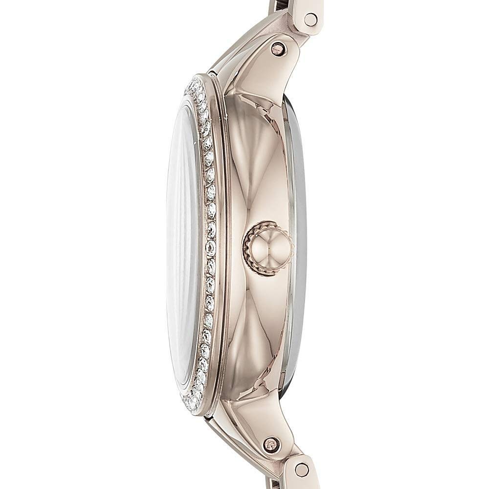 Fossil Virginia Pink Dial Pink Steel Strap Watch for Women - ES4482 Buy Now By Fossil