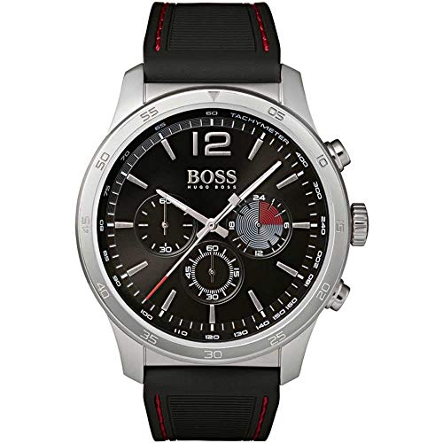 Hugo Boss Professional Black Dial Black Silicone Strap Watch for Men - 1513525 Buy Now By Hugo Boss
