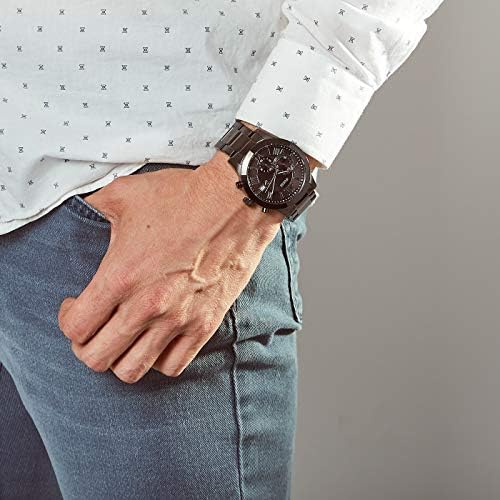 Guess Atlas Chronograph Black Dial Black Steel Strap Watch For Men - W0668G5 Buy Now By Guess