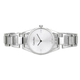 Calvin Klein Dainty Diamonds Silver Dial Sliver Steel Strap Watch for Women - K7L2314T Buy Now By Calvin Klein