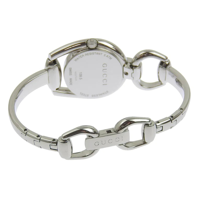 Gucci Horsebit Collection Diamonds Mother of Pearl White Dial Silver Steel Strap Watch For Women - YA139504 Buy Now By Gucci