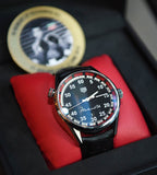 Tag Heuer Carrera Muhammad Ali Calibre 5 Black Dial Black Leather Strap Watch for Men - WAR2A11.FC6337 Buy Now By Tag Heuer