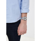 Guess Connoisseur Silver Dial Silver Steel Strap Watch for Men - GW0265G6 Buy Now By Guess