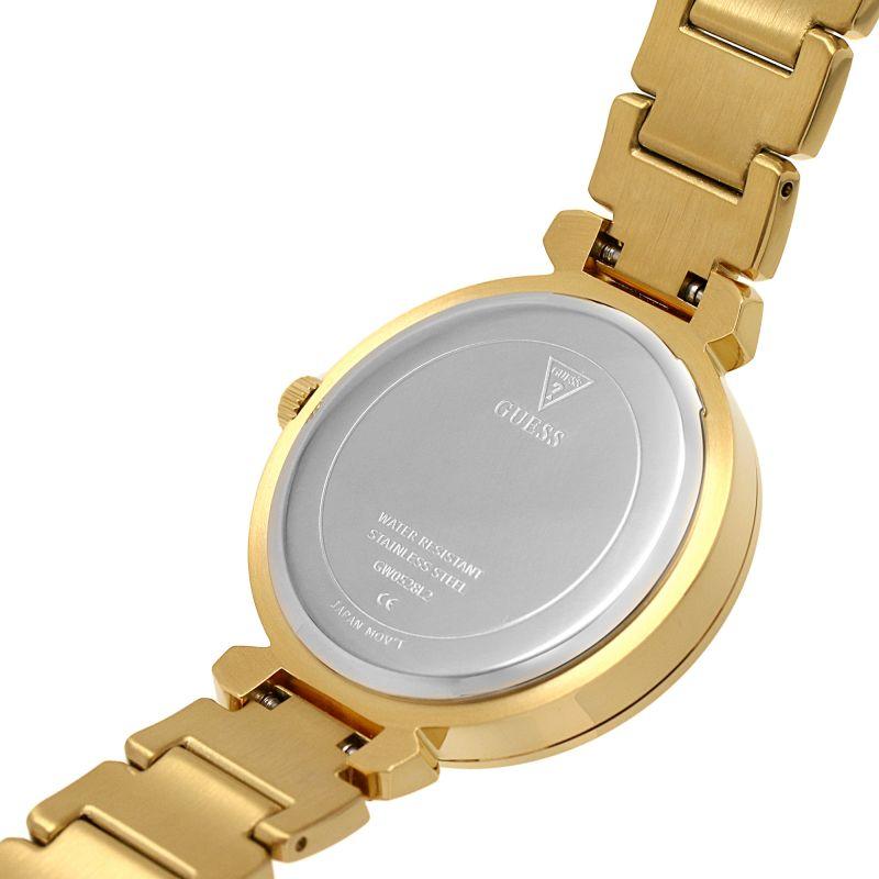 Guess Lily Quartz Gold Dial Gold Steel Strap Watch For Women - GW0528L2 Buy Now By Guess