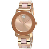 Movado Bold Rose Gold Dial Two Tone Steel Strap Watch for Women - 3600639 Buy Now By Movado