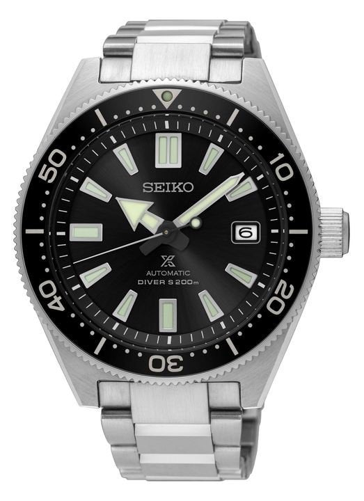 Seiko Prospex Automatic Diver Black Dial Silver Steel Strap Watch For Men - SPB051J1 Buy Now By Seiko