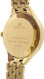 Swarovski Lovely Crystals White Dial Gold Steel Strap Watch for Women - 5242895 Buy Now By Swarovski