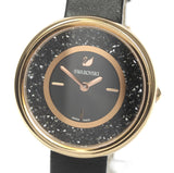 Swarovski Crystalline Pure Black Dial Black Leather Strap Watch for Women - 5275043 Buy Now By Swarovski