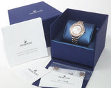 Swarovski Crystalline Aura White Dial Two Tone Mesh Strap Watch for Women - 5644075 Buy Now By Swarovski
