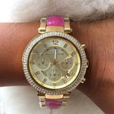 Michael Kors Parker Gold Dial Two Tone Steel Strap Watch for Women - MK6363 Buy Now By Michael Kors