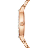 Swarovski Lovely Crystals Mother of Pearl Dial Rose Gold Steel Strap Watch for Women - 5261496 Buy Now By Swarovski