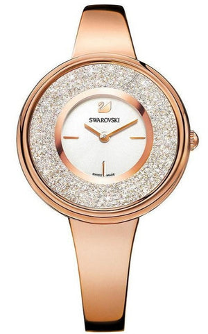 Swarovski Crystalline Bracelet White Dial Rose Gold Steel Strap Watch for Women - 5269250 Buy Now By Swarovski