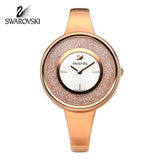 Swarovski Crystalline Bracelet White Dial Rose Gold Steel Strap Watch for Women - 5269250 Buy Now By Swarovski