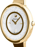 Swarovski Crystalline Bracelet White Dial Gold Steel Strap Watch for Women - 5269253 Buy Now By Swarovski