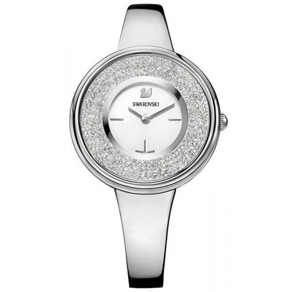 Swarovski Crystalline Pure Silver Dial Silver Steel Strap Watch for Women - 5269256 Buy Now By Swarovski