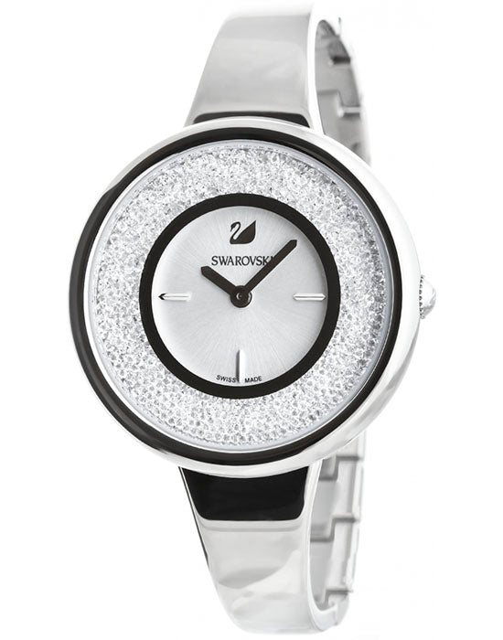 Swarovski Crystalline Pure Silver Dial Silver Steel Strap Watch for Women - 5269256 Buy Now By Swarovski