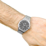 Tissot Le Locle Powermatic 80 Black Dial Silver Steel Strap Watch For Men - T006.407.11.052.00 Buy Now By Tissot