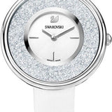 Swarovski Crystalline Pure White Dial White Leather Strap Watch for Women - 5275046 Buy Now By Swarovski