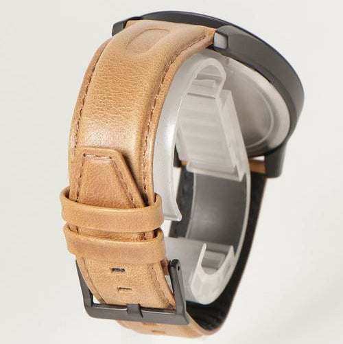 Armani Exchange Hampton Chronograph Green Dial Brown Leather Strap Watch For Men - AX2412 Buy Now By Armani Exchange