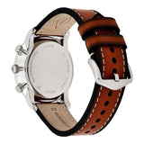 Fossil Goodwin Chronograph Blue Dial Brown Leather Strap Watch for Men - FS5414 Buy Now By Fossil