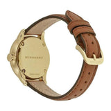Burberry The Classic Champagne Gold Dial Brown Leather Strap Watch for Women - BU10101 Buy Now By Burberry