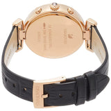 Swarovski Era Journey Chronograph Black Dial Black Leather Strap Watch for Women - 5295320 Buy Now By Swarovski