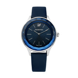 Swarovski Octea Nova Blue Dial Blue Leather Strap Watch for Women - 5295349 Buy Now By Swarovski