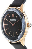 Swarovski Octea Nova Grey Dial Grey Leather Strap Watch for Women - 5295358 Buy Now By Swarovski