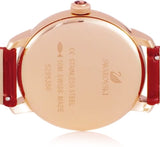 Swarovski Crystalline Hours Red Crystal Dial Red Leather Strap Watch for Women - 5295380 Buy Now By Swarovski