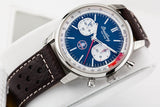 Breitling Top Time B01 Shelby Cobra Blue Dial Brown Leather Strap Watch for Men - AB01763A1C1X1 Buy Now By Breitling