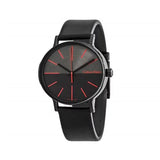 Calvin Klein Boost Black Dial Black Leather Strap Watch for Men - K7Y214CY Buy Now By Calvin Klein