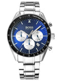 Hugo Boss Chronograph Blue Dial Silver Steel Strap Watch for Men - 1513630 Buy Now By Hugo Boss