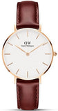Daniel Wellington Petite St Mawes White Dial Brown Leather Strap Watch For Women - DW00100175 Buy Now By Daniel Wellington