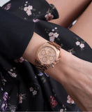 Guess Eclipse Rose Gold Dial Rose Gold Steel Strap Watch for Women - GW0314L3 Buy Now By Guess