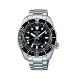 Seiko Prosprex Dark Depths GMT Automatic Black Dial Silver Steel Strap Watch For Men - SPB383J1 Buy Now By Seiko
