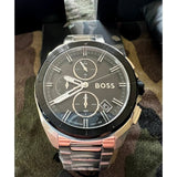 Hugo Boss Volane Black Dial Silver Steel Strap Watch for Men - 1513949 Buy Now By Hugo Boss