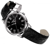 Tissot Classic Dream Black Dial Black Leather Strap Watch for Men - T033.410.16.053.01 Buy Now By Tissot