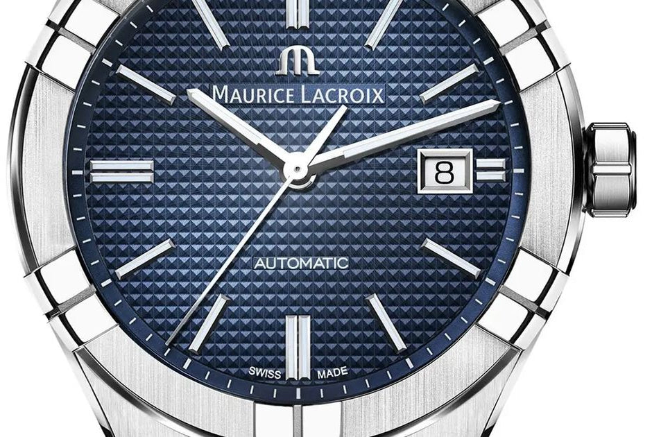 Maurice Lacroix Aikon Automatic Blue Dial Silver Steel Strap Watch For Men - AI6008-SS002-430-1 Buy Now By Maurice Lacroix
