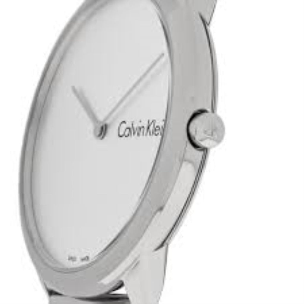 Calvin Klein Minimal Silver Dial Silver Mesh Bracelet Watch for Men - K3M211Y6 Buy Now By Calvin Klein