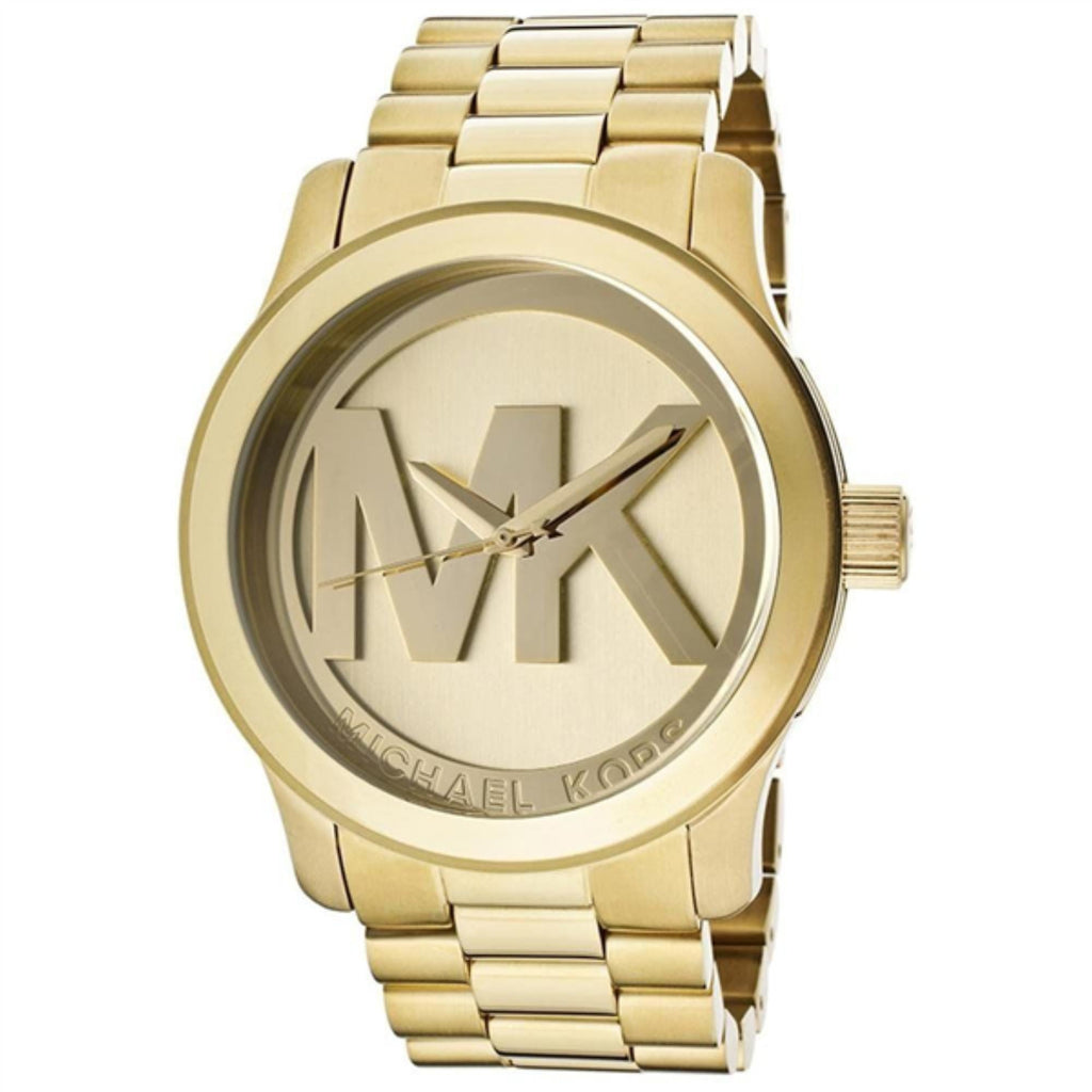 Michael Kors Runway Gold Dial Gold Steel Strap Watch for Women - MK5473 Buy Now By Michael Kors