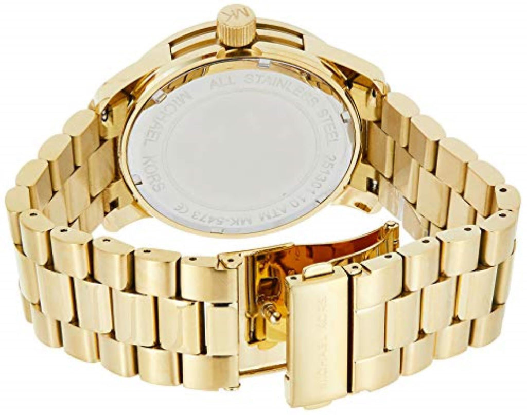 Michael Kors Runway Gold Dial Gold Steel Strap Watch for Women - MK5473 Buy Now By Michael Kors